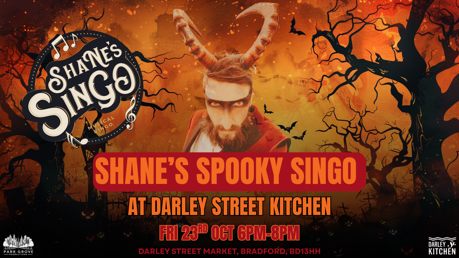 Event image for Shane’s Spooky Singo