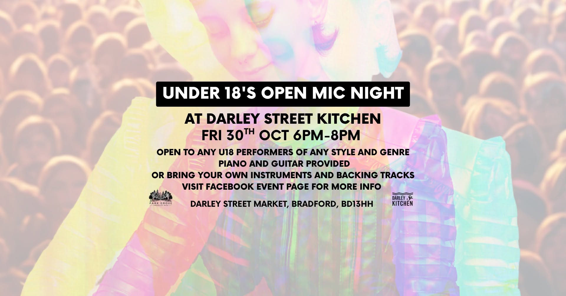 Event image for Under 18’s Open Mic Night