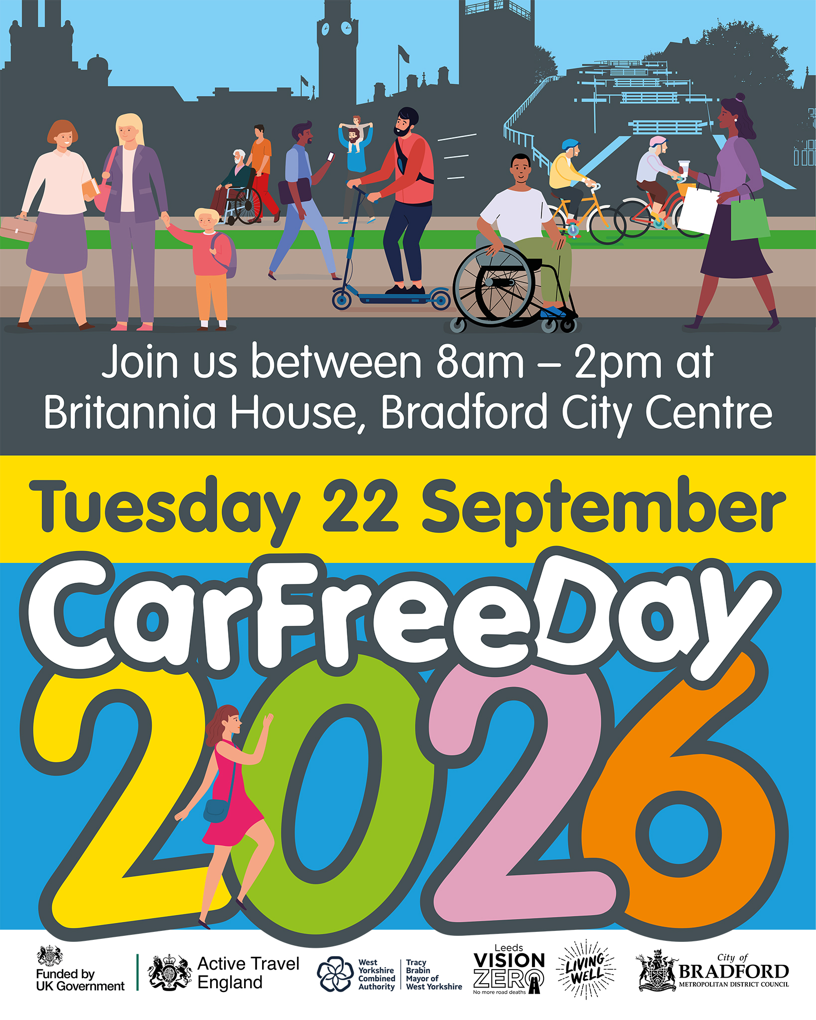 Event image for Join us for a cuppa at Britannia House as part of Car Free Day 2026