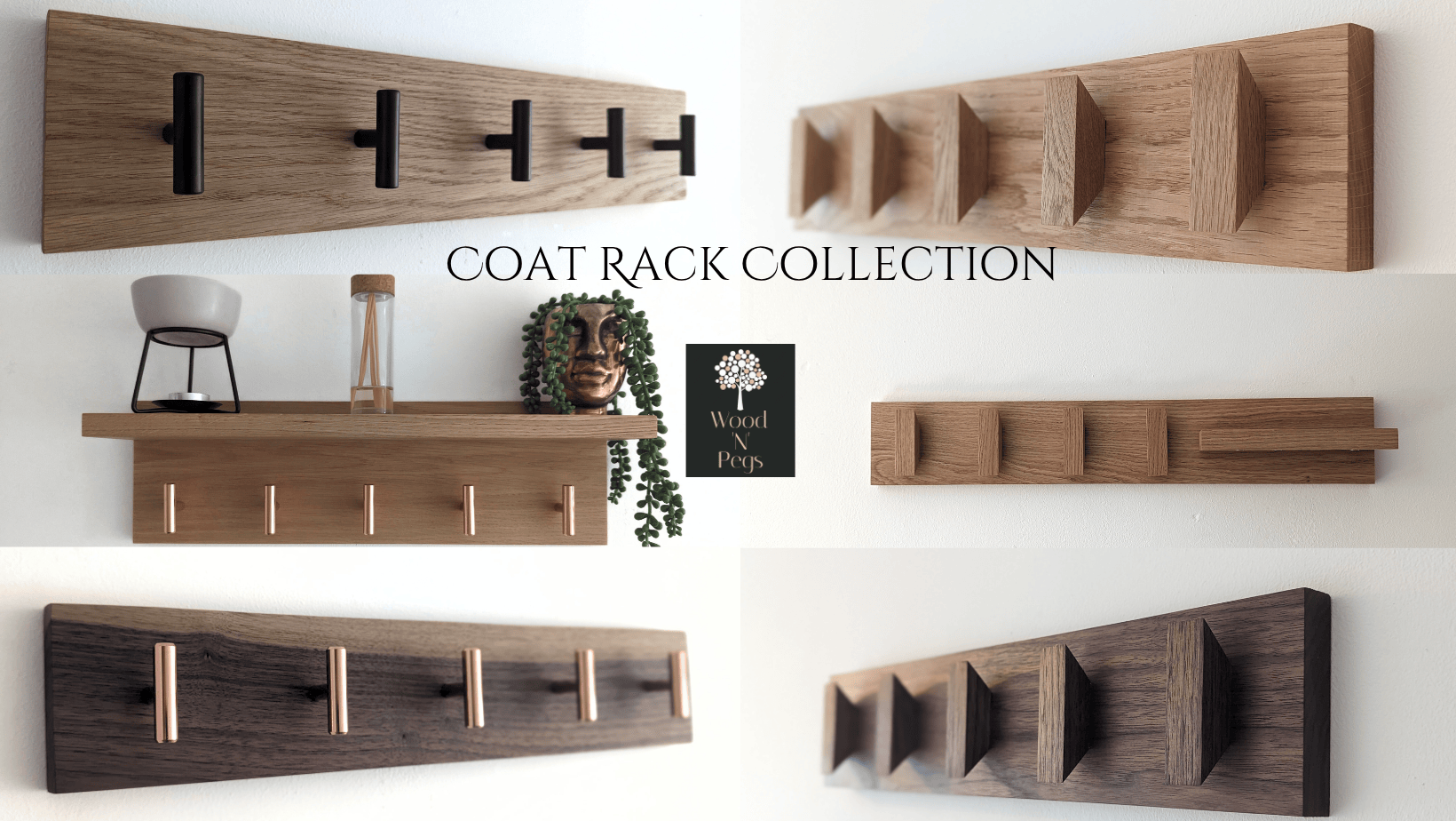 The Wood 'n' Pegs Coat Rack collection