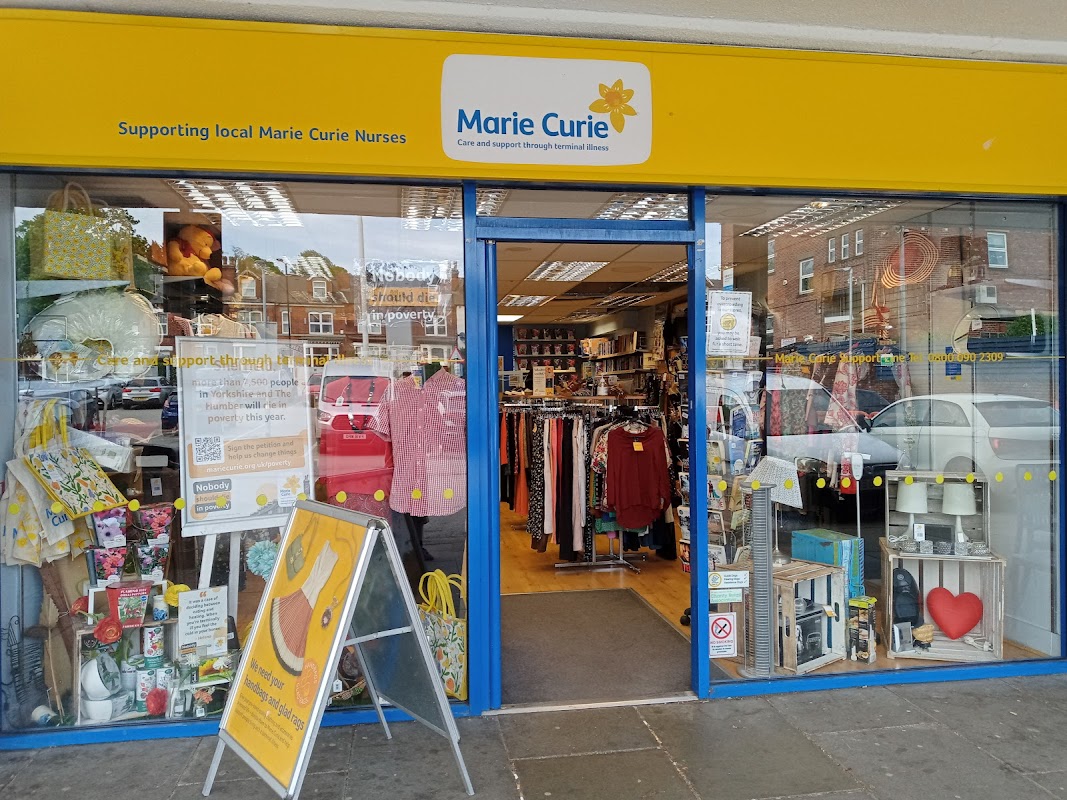 Marie Curie Charity Shop Sheffield
