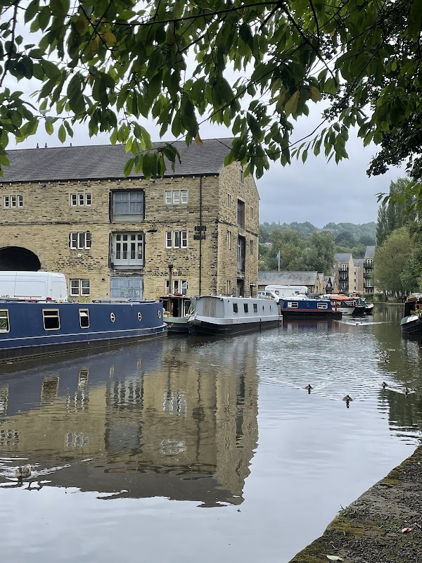 Sowerby Bridge Wharf Towpath Walk Sign Plate