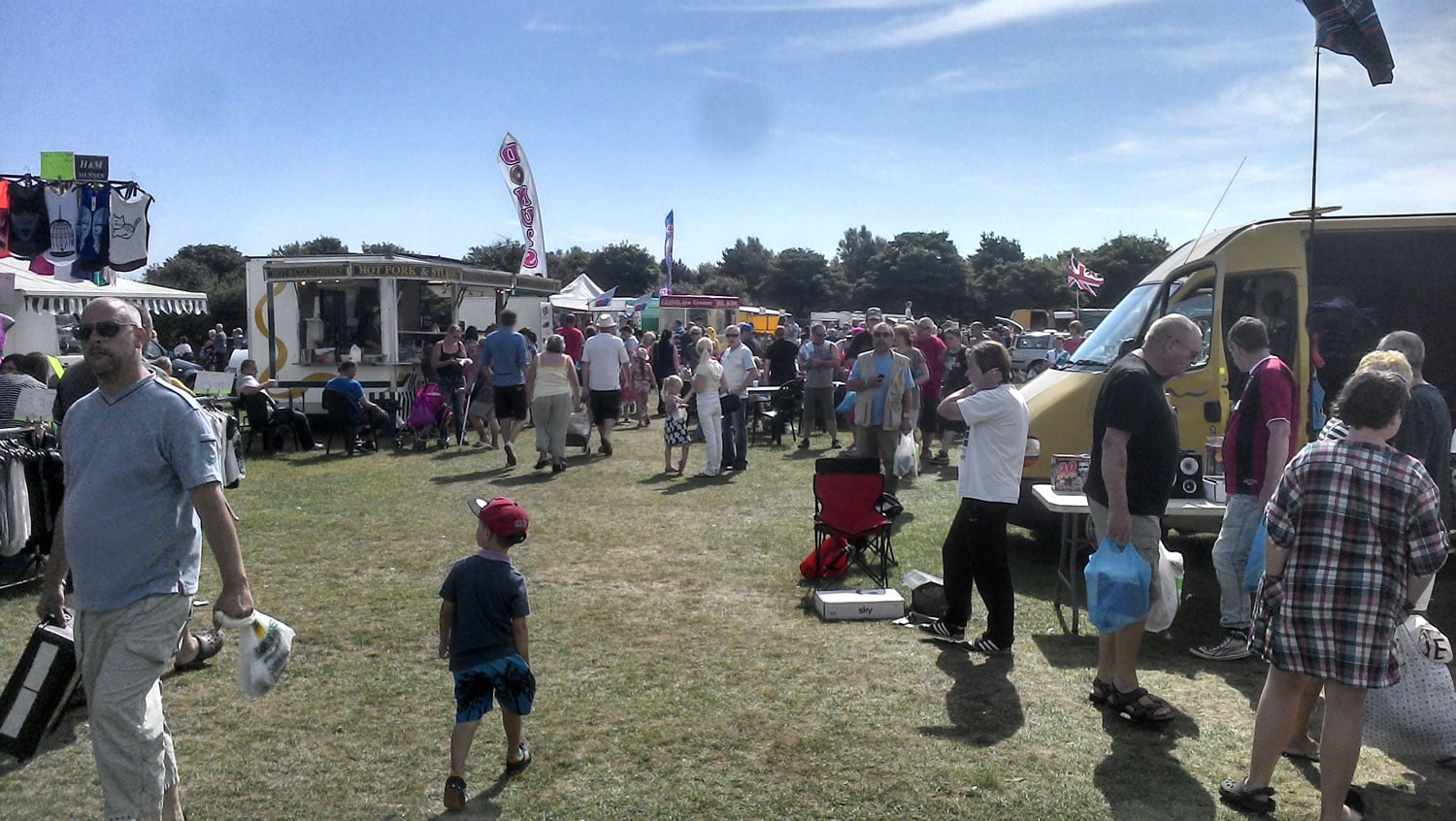 car boot market Strawberry fields|visitors at Strawberry Fields car boot market||