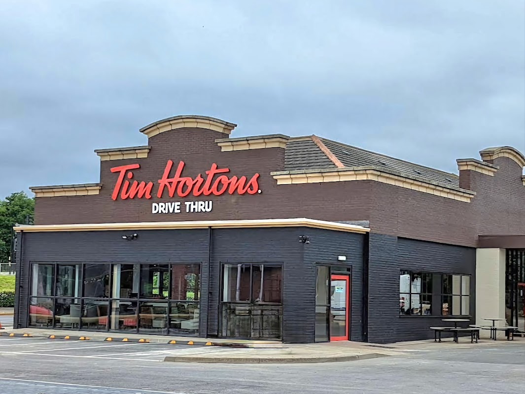 Dining at Tim Hortons in tees valley
