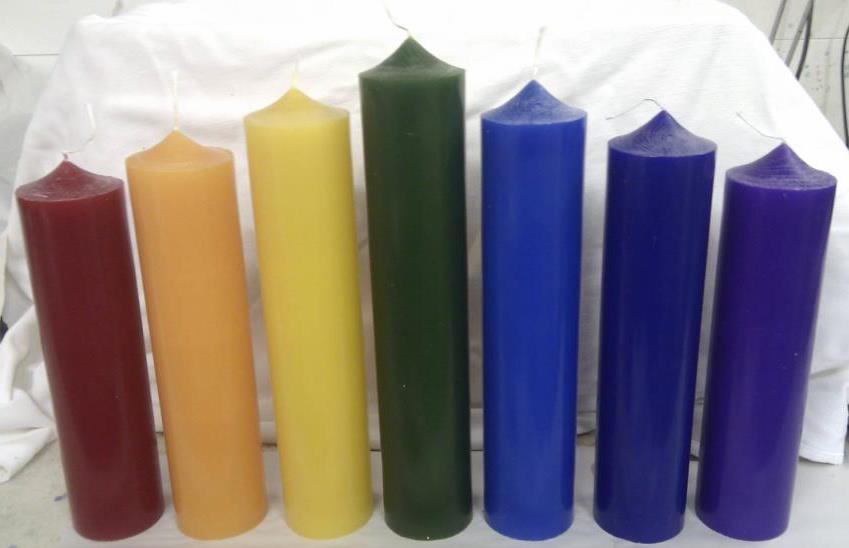 White Rose Candles