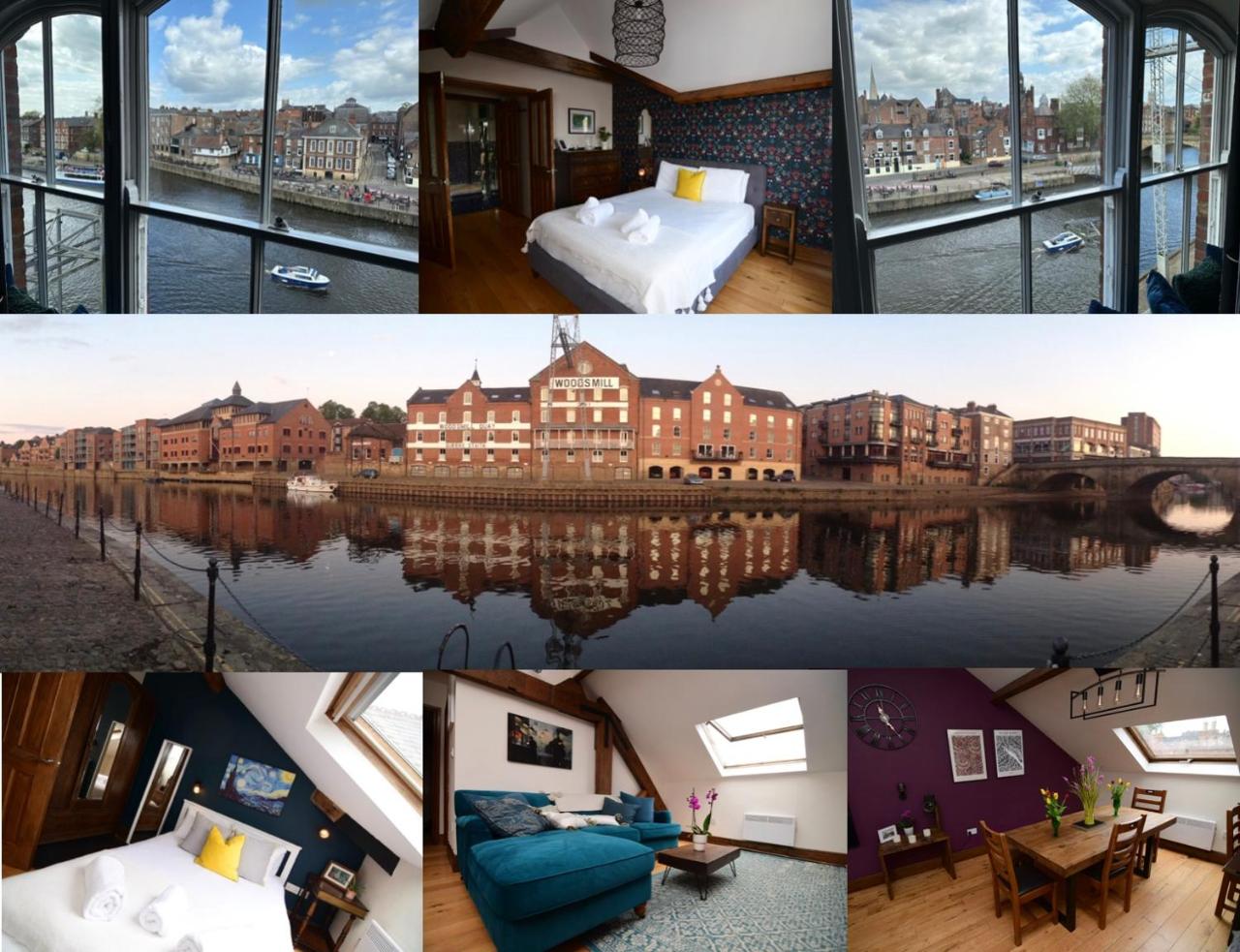 LoveYork Penthouse Riverside Apt with Free Parking, York, Yorkshire