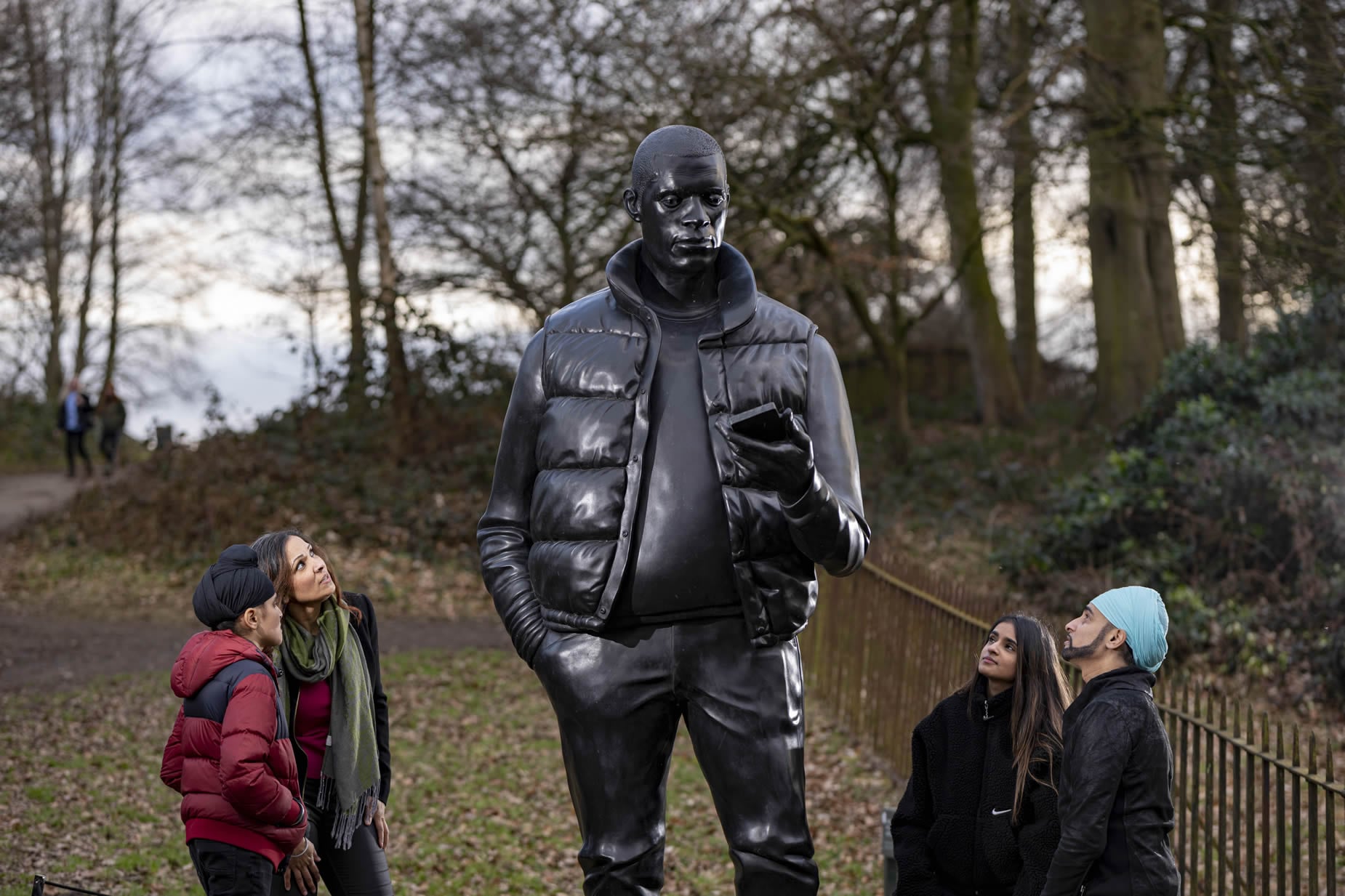 a human man style sculpture at Yorkshire Sculpture Park|||