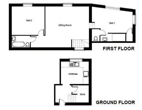 Fernlea Mews, luxury 2 bed 2 bath holiday home, central Richmond, Swaledale Image 3