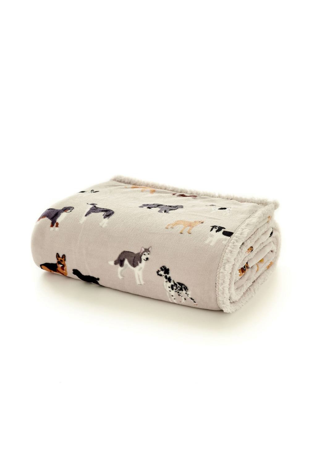Deyongs Mixed Dogs Breed Porridge Throw 140 x 180cm - image 2