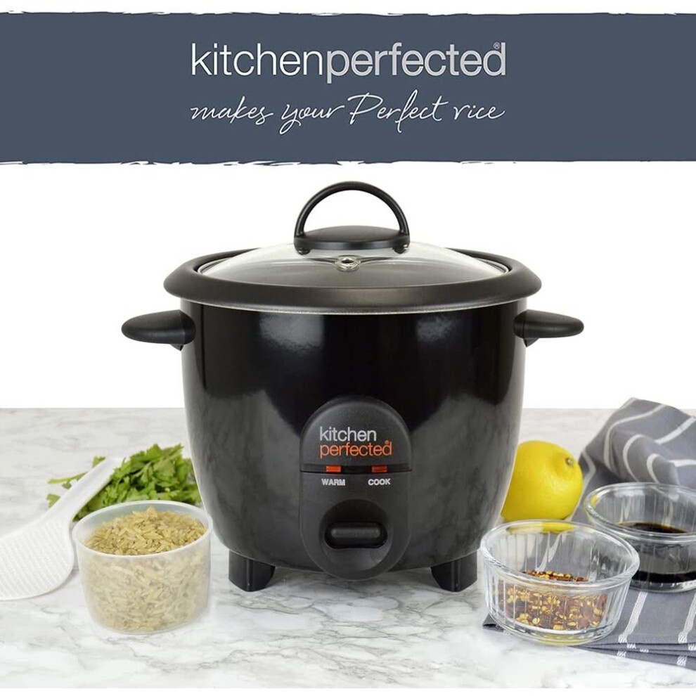 Kitchen Perfected Rice Cooker Black - image 3