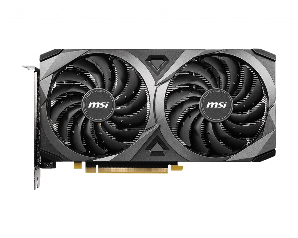 MSI MSI NVidia Geforce RTX 3060 VENTUS 2X OC 12GB Video Card, PCI-e 4.0, GDDR6, 1807 MHz Boost Clock, 3x DisplayPort 1.4, 1x HDMI 2.1 GeForce RTX 3060 VEN