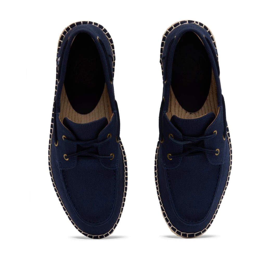 Vilebrequin - Men Canvas Loafers Solid - Shoes - Connor - Blue - Size 41 - image 2
