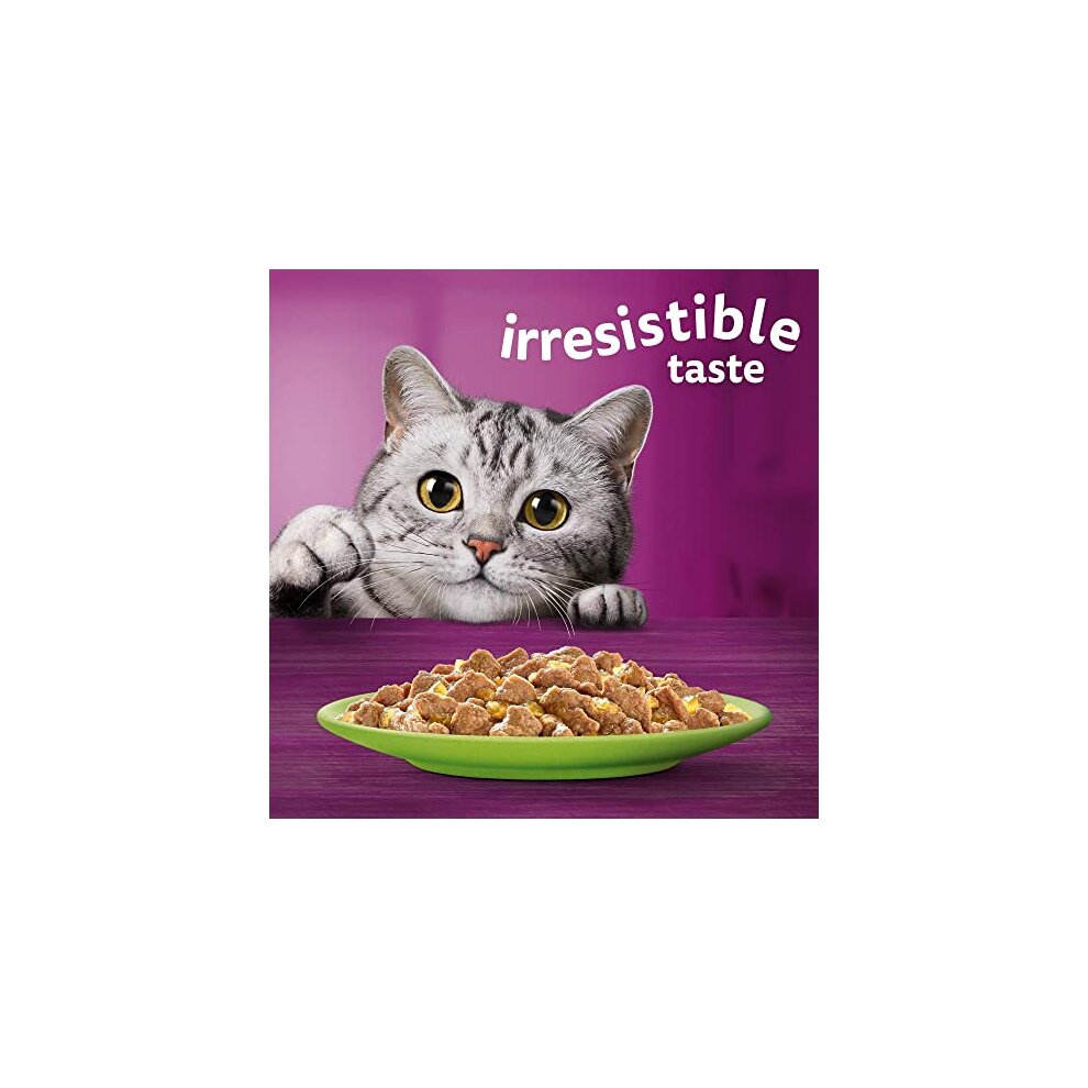 whiskas 1 plus Adult Mixed Selection in Jelly 84 Pouches, Adult Wet Cat Food, Megapack (84 x 85 g) - image 5