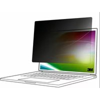 3M display privacy filter for 15.3" frameless laptop, black screen overlay with 3M logo in corner.