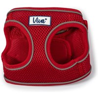 Red Ancol Viva Step In Harness with mesh fabric, reflective trim, and adjustable straps, size 30-36cm.