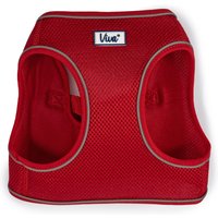 Red Ancol Viva Step In Harness with breathable mesh and reflective trim, size 46-54cm, featuring a Viva logo patch.