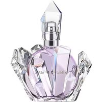 Purple Ariana Grande R.E.M. Eau de Parfum 50ml in crystal-like bottle with faceted cap and geometric base.