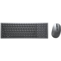 Black Dell Pro Plus Compact Keyboard with UK QWERTY layout and sleek wireless mouse, both in a modern design.