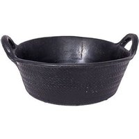 Black Red Gorilla Rubber Skip Medium with textured surface and two sturdy handles.