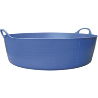 Blue Red Gorilla shallow tub with two side handles and a smooth, round design.