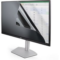 Monitor privacy screen for 24" display, black, matte/glossy finish, blue light reduction, +/-30 degree viewing angle.