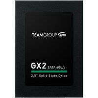 Black Team Group GX2 2.5" 1TB SSD with white text and green accent on label.