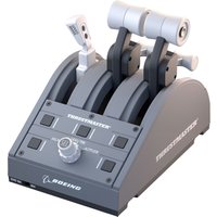 Thrustmaster TCA Quadrant Boeing Edition, grey USB joystick with dual throttle levers and control switches for PC, Xbox.