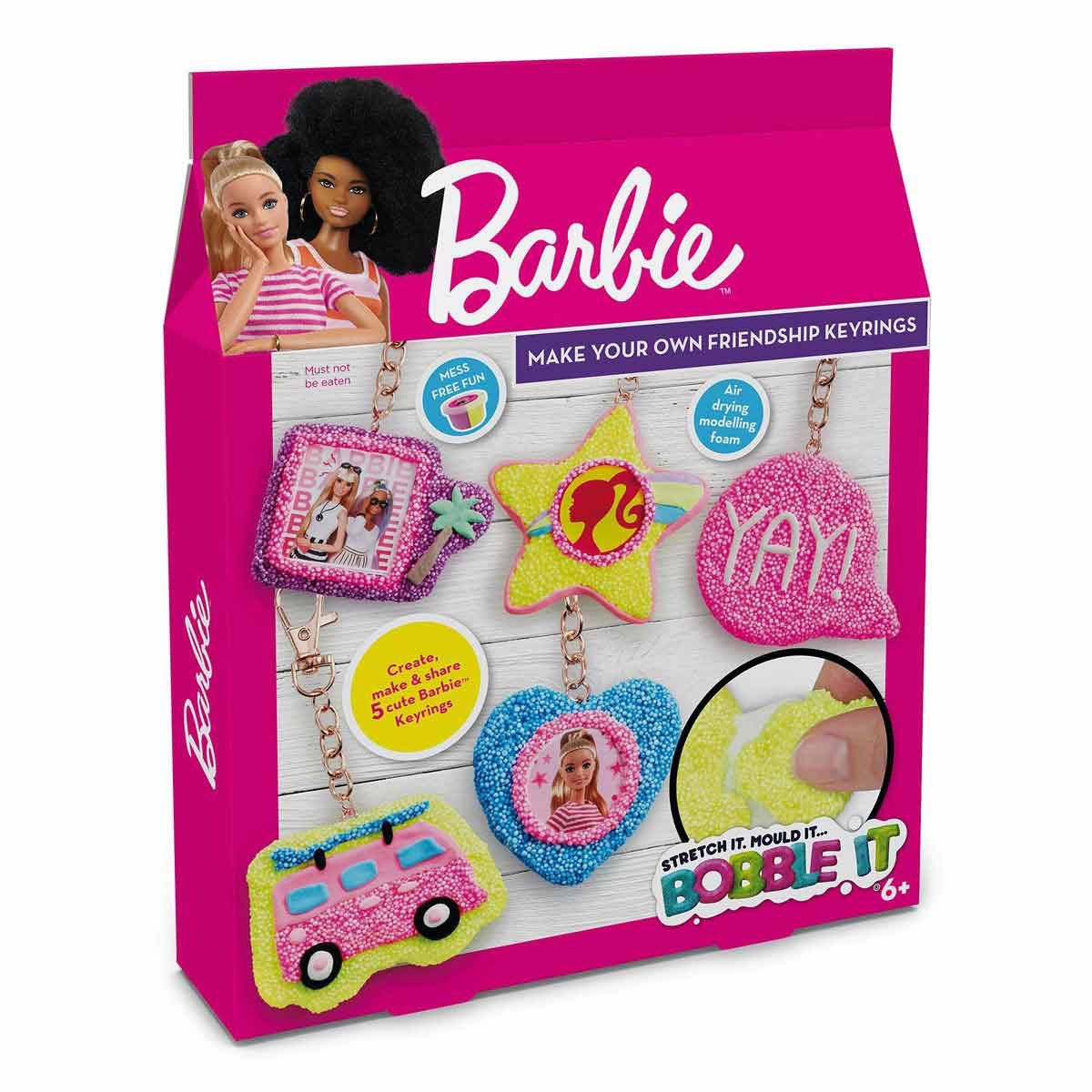 Barbie Bobble It Make Your Own Friendship Keyrings Craft Set - image 4