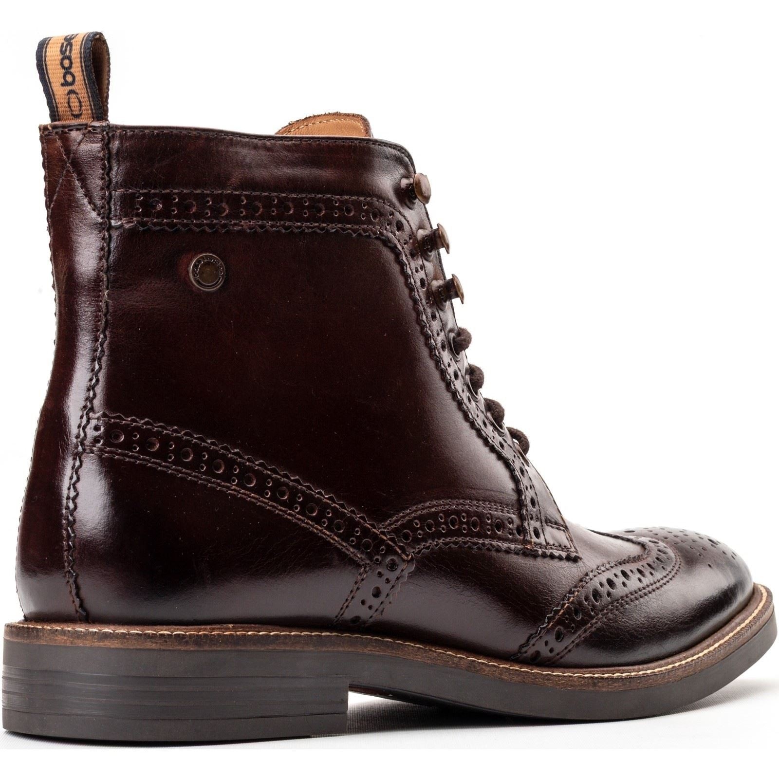 Base London Bristol Leather Men's Burnt Brown Brogues Shoes - image 2