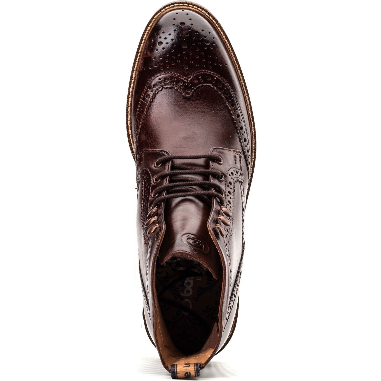 Base London Bristol Leather Men's Burnt Brown Brogues Shoes - image 4
