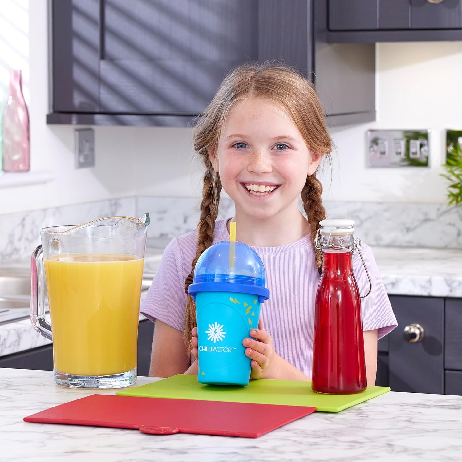 ChillFactor Colour Shock Slushy Maker Totally Cool Blue - image 5