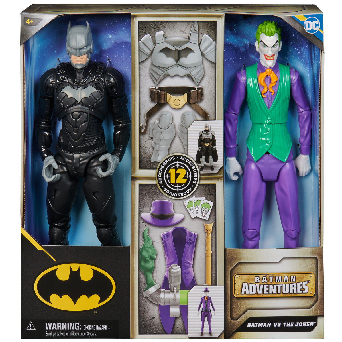 DC Adventures Batman vs The Joker 30cm Action Figures - image 2