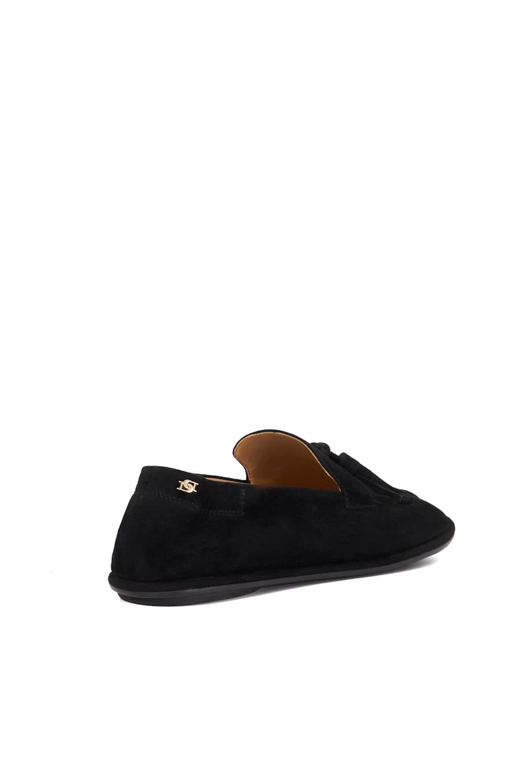 Dune Grounding Suede Women's Black Loafers - image 4