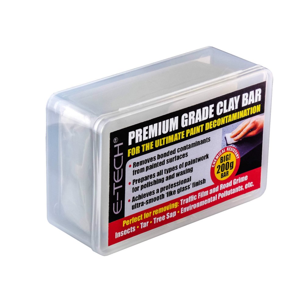 E-Tech Engineering Premium Grade Clay Bar - White - 200g - image 3