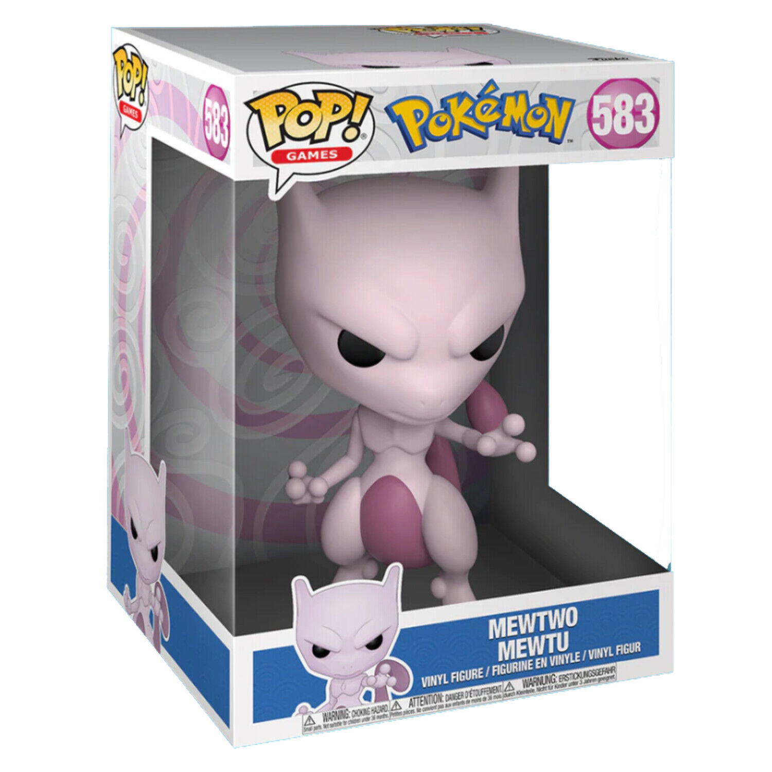 Funko Pop! Jumbo Mewtwo 26cm Vinyl Figure Pokemon - image 4