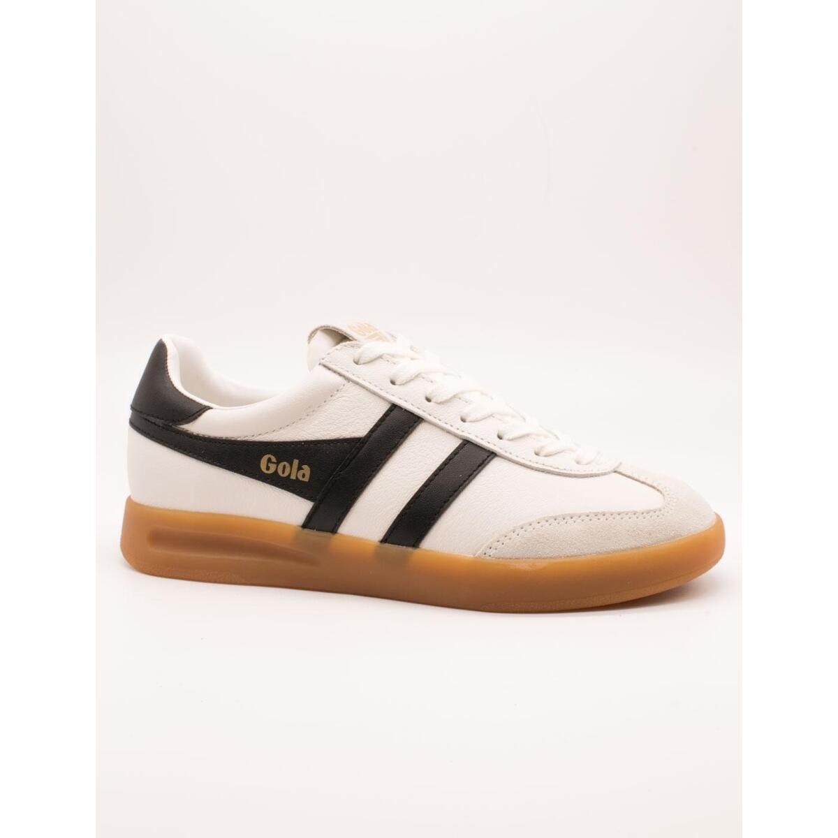 Gola Cyclone Leather Women's White/Black/Gum Trainers - image 2