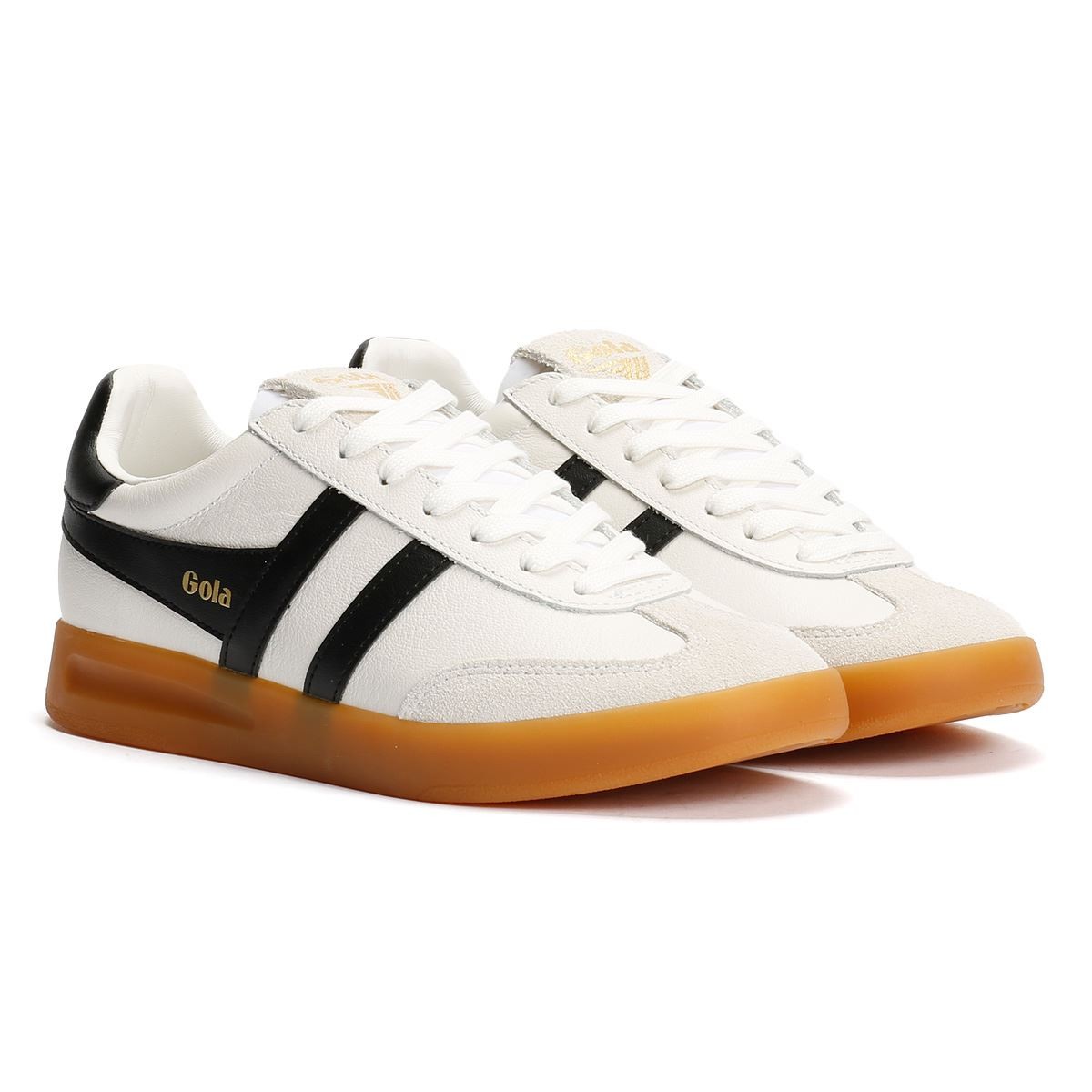 Gola Gola Cyclone Leather Women's White/Black/Gum Trainers