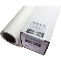 Roll of Hahnemuehle Platinum Rag paper, 50 inches wide and 10 meters long, featuring a smooth, bright white surface with a sturdy 300gsm weight.