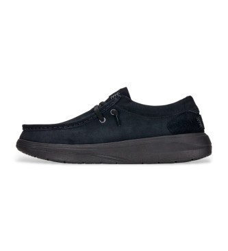HEYDUDE Men's Wally X Suede Shoes in Black - image 2
