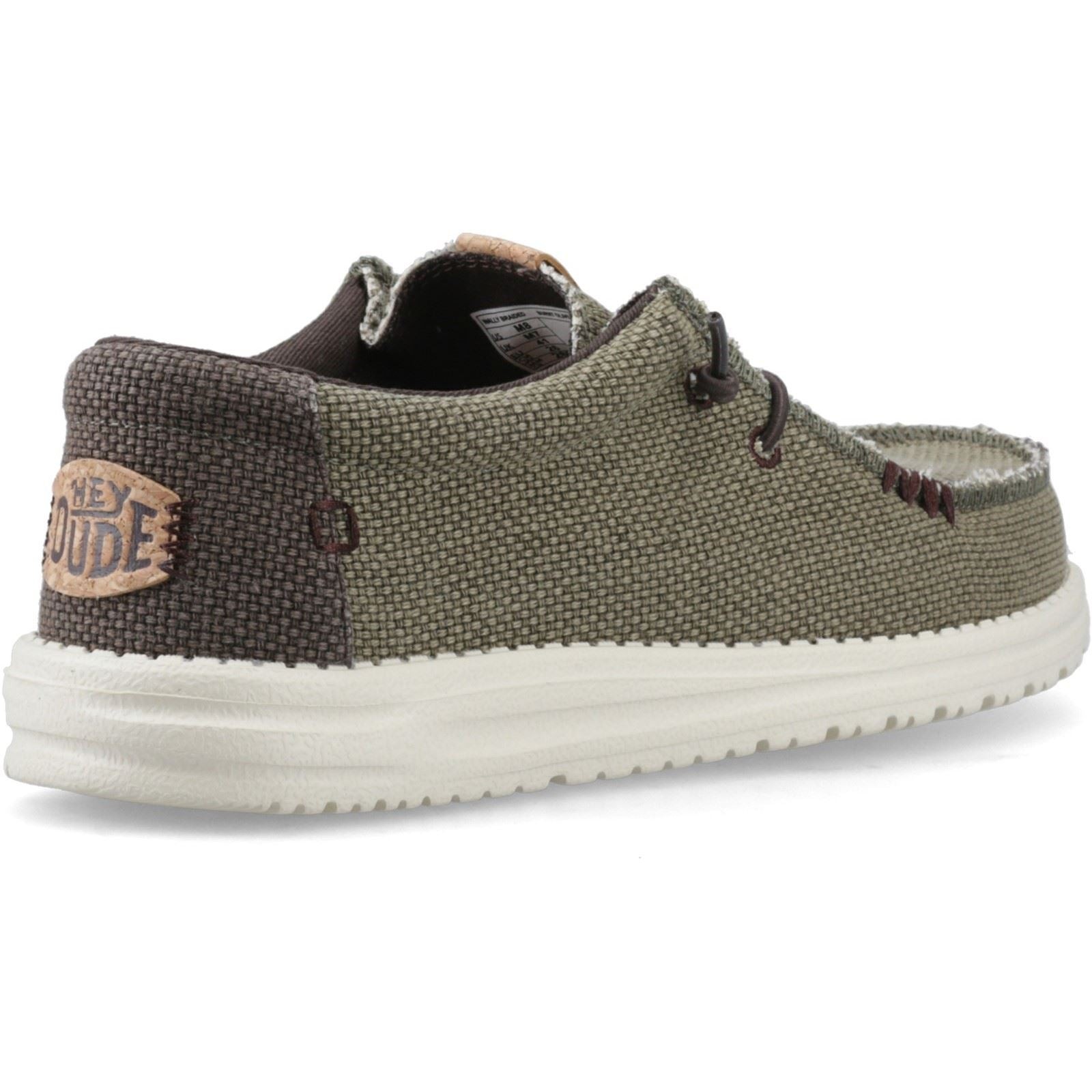 HeyDude Mikka Braided Textile Loafers - GARD43502 / 329 355 - Olive - image 2