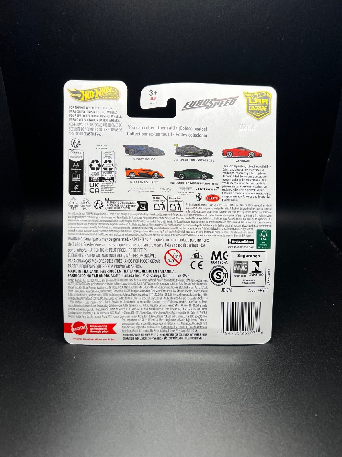 Hot Wheels Car Culture Eurospeed McLaren Solus GT Vehicle - image 2