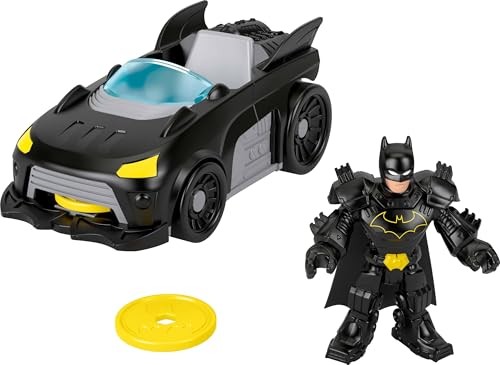 Fisher-Price Fisher-Price Imaginext DC Super Friends Metal Force Batmobile Toy Car & Batman Action Figure Set