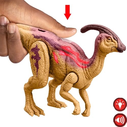 Jurassic World Wild Roar Parasaurolophus Dinosaur Figure - image 3
