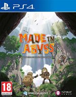 Collector's Edition box for "Made in Abyss: Binary Star Falling Into Darkness" featuring vibrant artwork, showcasing characters in a lush, cave-like environment with a bright sky above.