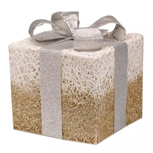 Marco Paul Gold Sparkly Faux 3 Piece Gift Box - image 3