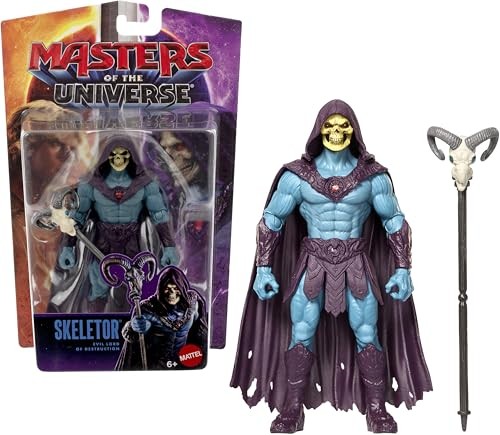 Masters of the Universe Masters of the Universe 2026 Movie Skeletor 5.5 Inch Action Figure Villain Toy  Havoc Staff
