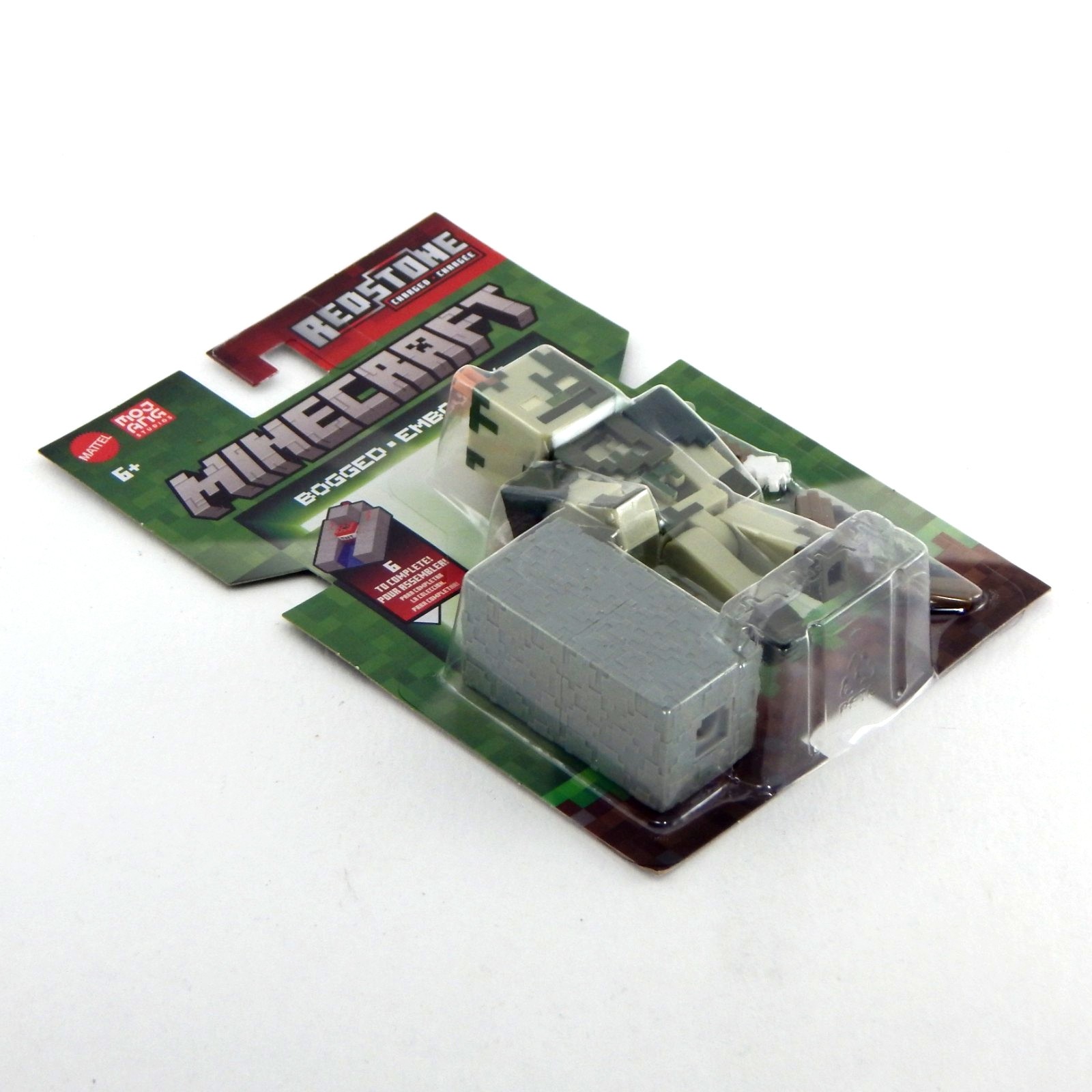Minecraft Redstone Bogged Figure with Building Piece - image 5