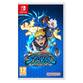 Naruto X Boruto: Ultimate Ninja Storm Connections for Switch features vibrant blue and yellow artwork with Naruto and Boruto in action, showcasing dynamic characters and the game title prominently.