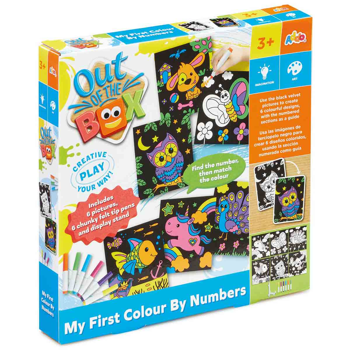 Out of the Box Colour By Numbers Craft Set - image 3