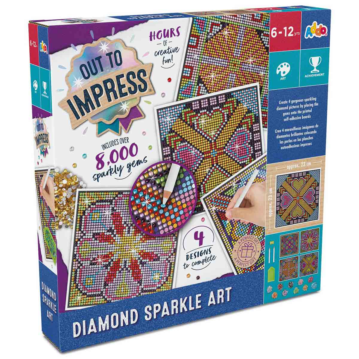 Out to Impress Diamond Sparkle Art Craft Set - image 4